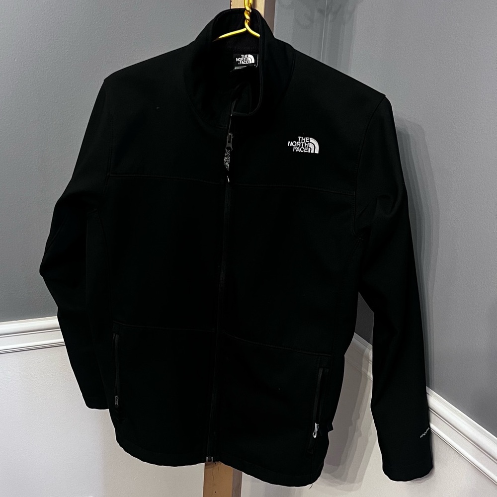 The North Face Kids Young Adult Teen Classic Black Jacket Shell Windbreaker XL